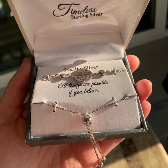 Timeless Necklace “All things are possible if you just believe” - Picture 1 of 5